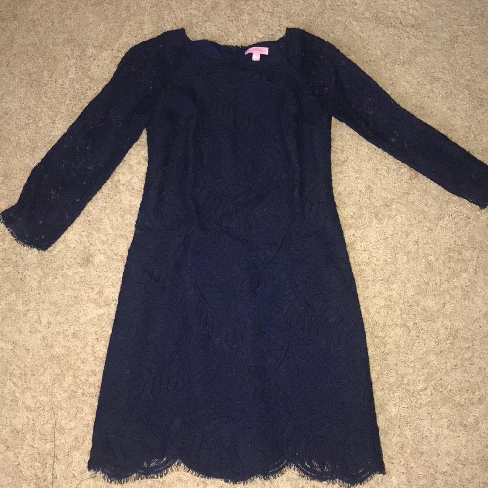 Lilly pulitzer long sleeve shift dress